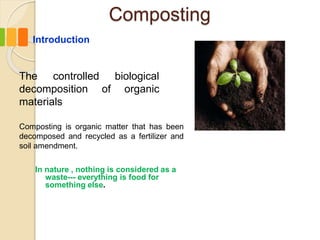 TREATMENT OF SOLID WASTE