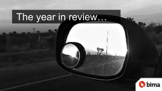 The year in review…
 