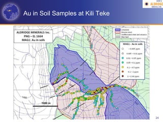 AGM-­‐V	
  




Au in Soil Samples at Kili Teke




                                  24
 