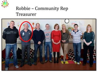 Robbie – Community Rep
Treasurer

 