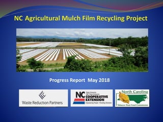 Progress Report May 2018
 