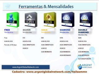 Cadastro: www.argentglobalnetwork.com/hsilasmmn
 