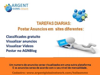 Classificados gratuito
Visualizar anuncios
Visualizar Videos
Postar no AGNBlog
Cadastro: www.argentglobalnetwork.com/hsilasmmn
 