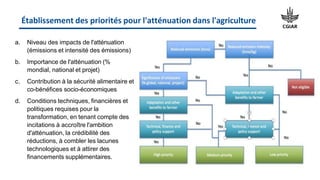 Decision support tools for climate change mitigation interventions in agriculture