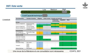 Decision support tools for climate change mitigation interventions in agriculture