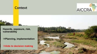 Decision Support Tools: Application in policy, planning and implementation