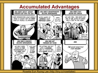 Accumulated Advantages
Rosetta Eun Ryong Lee (http://tiny.cc/rosettalee)
 