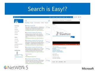 Search is Easy!?
 
