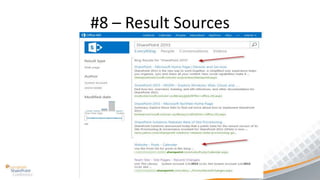 #8 – Result Sources
 