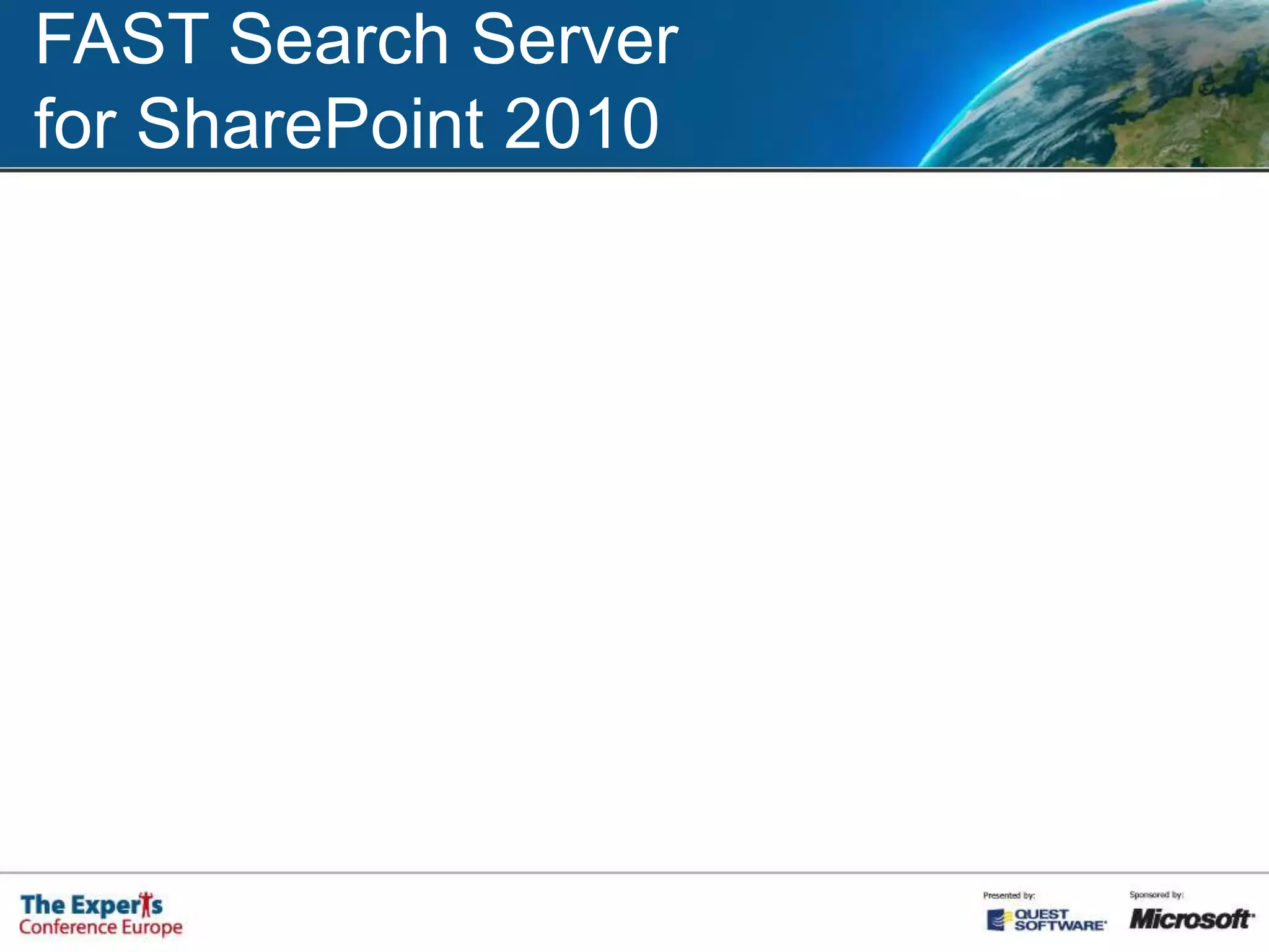 Custom ScopesDeploying Custom Scopes:Create Scope (for example ‚Documents’)Assign Rules (for example, IsDocument=true)Refresh scopesCreate custom Search + Result PagesAdd Tabs to Search CenterAssign Custom Result Page to the Scope