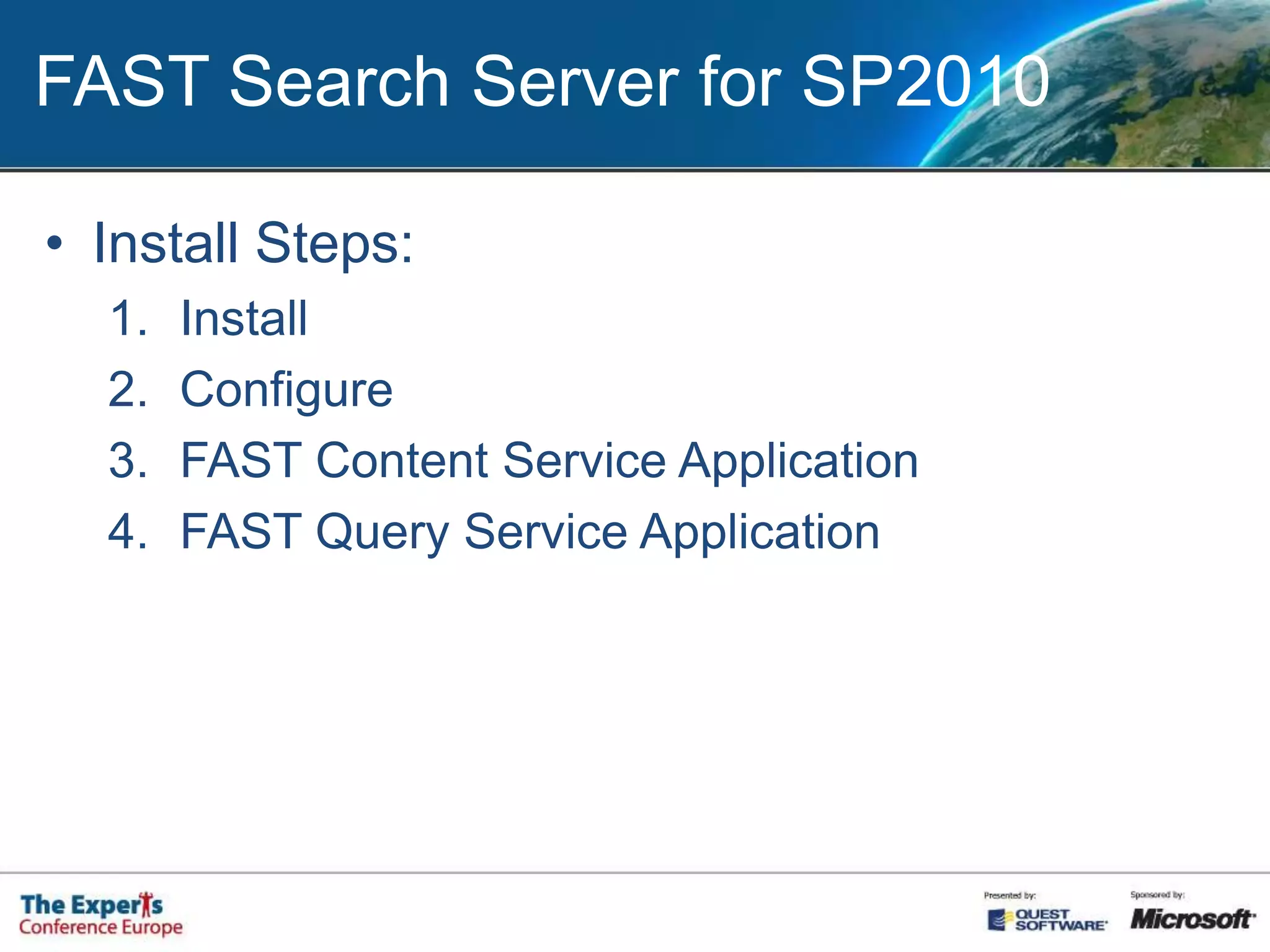 SP2010 Search Federation