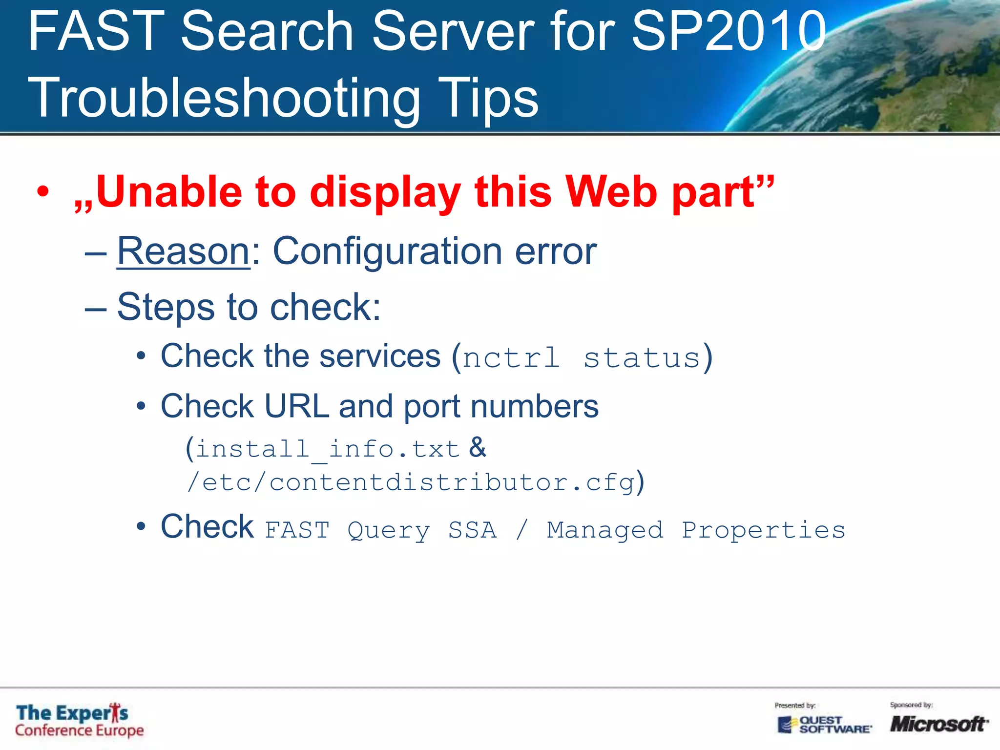 FAST Search Server for SP2010install_info.txt/etc/contentdistributor.cfg