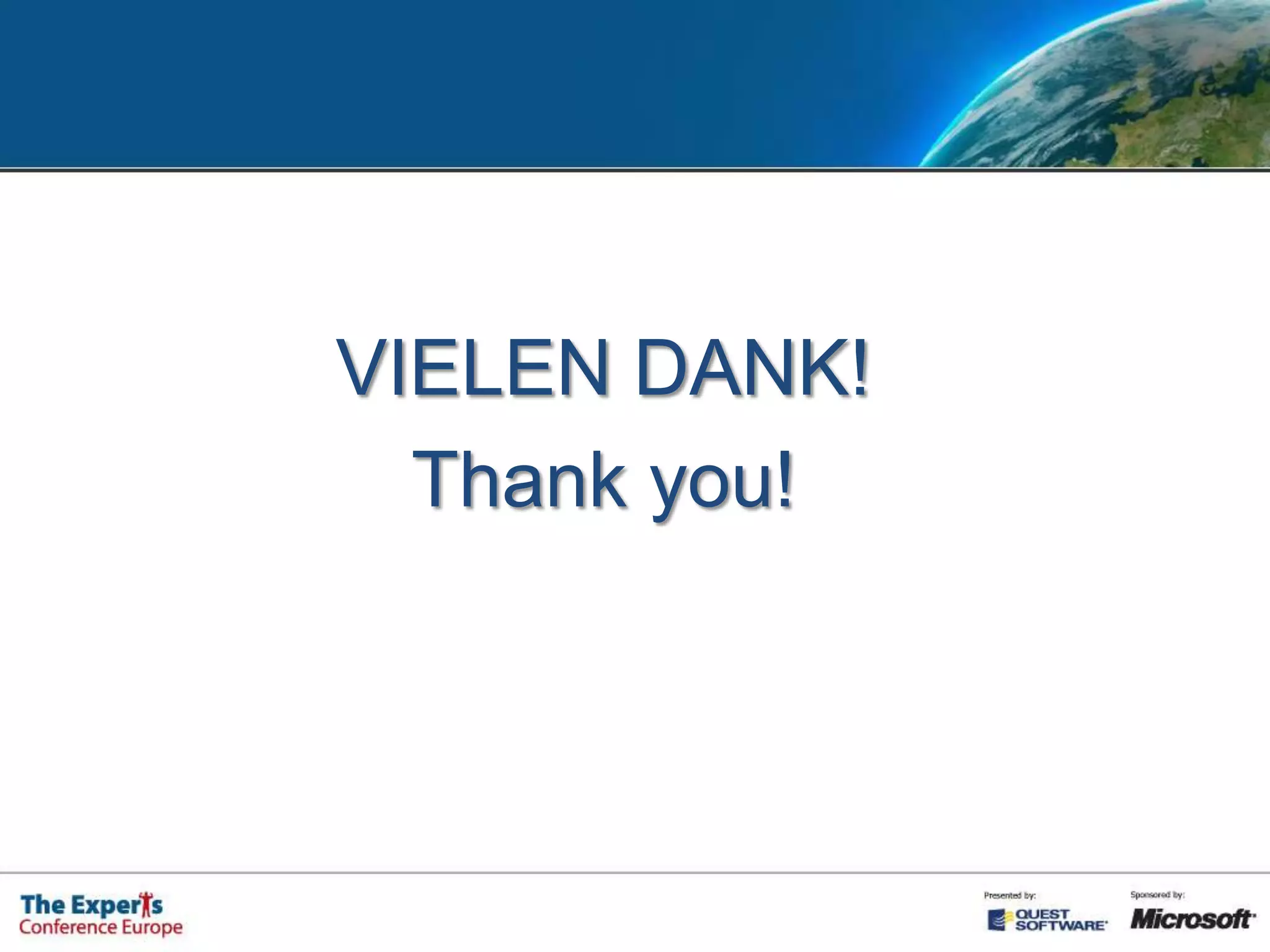 FAST Search Server for SP2010Troubleshooting TipsDocument Thumbnails & Previews don’t work (cont.)On Domain Controller extra steps needed!Enable Office Web Apps:#Enable Word Web App:$e = Get-SPServiceApplication | where {$_.TypeName.Equals("Word Viewing Service Application")}$e.WordServerIsSandboxed = $false$e.WordServerIsSandboxed#Enable PowerPoint Web App - you need to answer "Y" for each command:Get-SPPowerPointServiceApplication | Set-SPPowerPointServiceApplication -EnableSandboxedViewing $falseGet-SPPowerPointServiceApplication | Set-SPPowerPointServiceApplication -EnableSandboxedEditing $falseInsert to the c:\windows\system32\inetsrv\config\applicationHost.config this dynamicType section:<add mimeType="application/zip" enabled="false" />IISRESET /noforce[SharePoint 2010 Config Wizard][Full Crawling]
