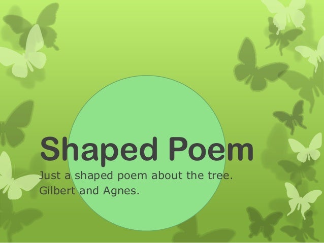 Shaped Poem