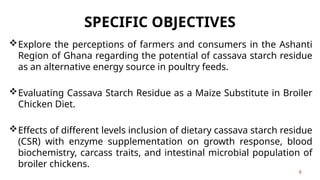 cassava star residue as replacement for maize and enzyme supplements in ...