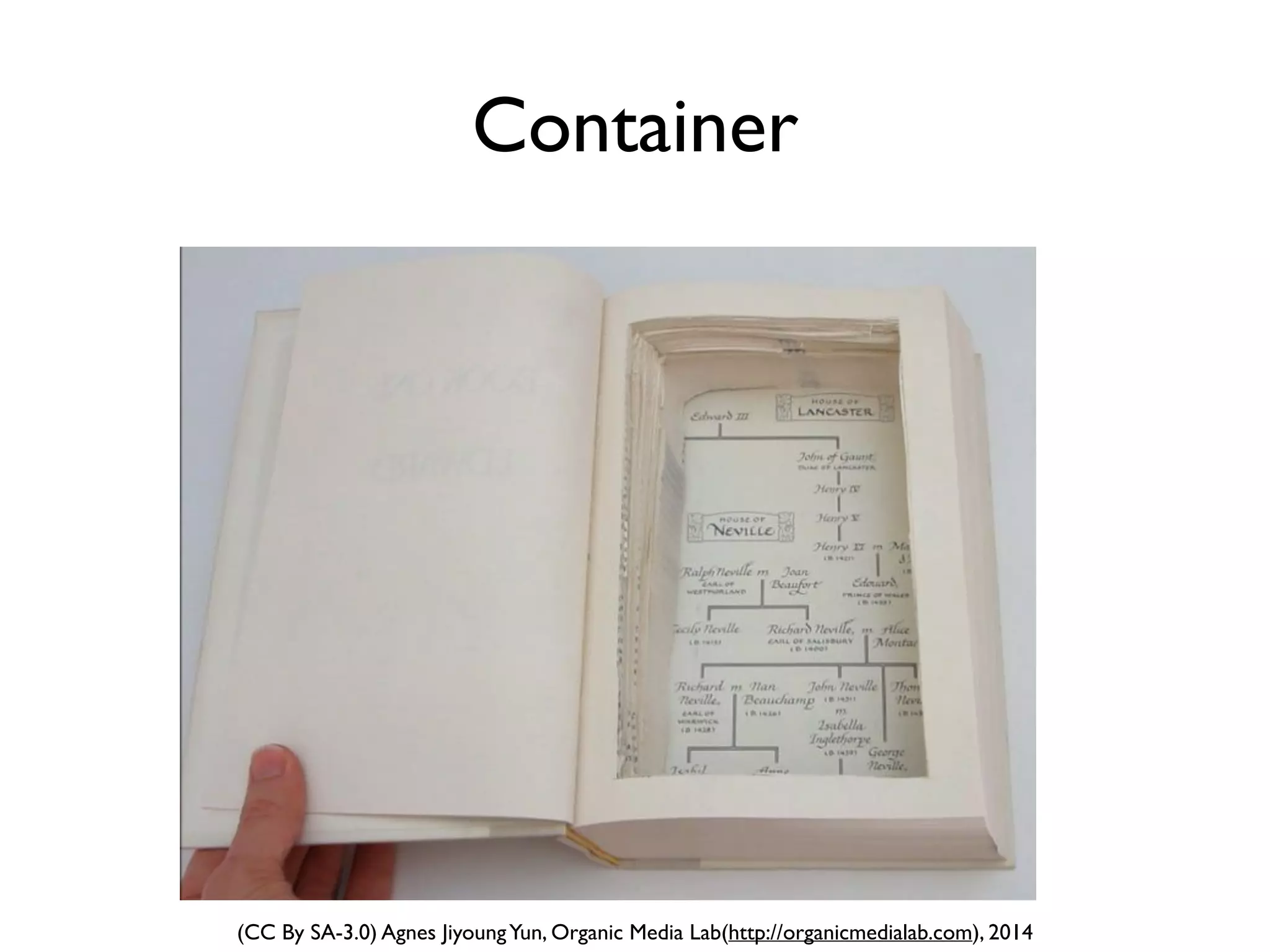 (CC By SA-3.0) Agnes JiyoungYun, Organic Media Lab(http://organicmedialab.com), 2014
Evolution of Media?
 