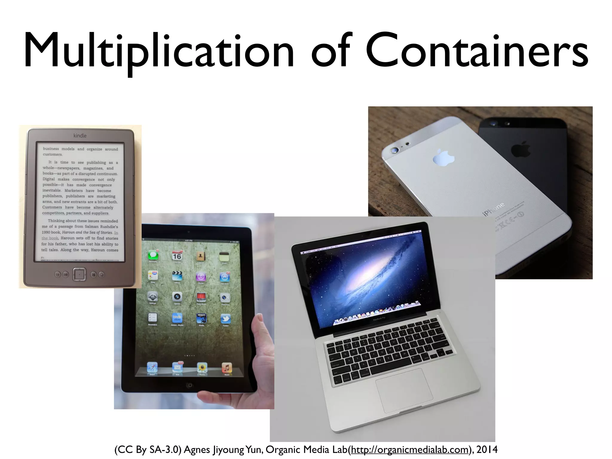 (CC By SA-3.0) Agnes JiyoungYun, Organic Media Lab(http://organicmedialab.com), 2014
Container
http://yitv.tv/
 