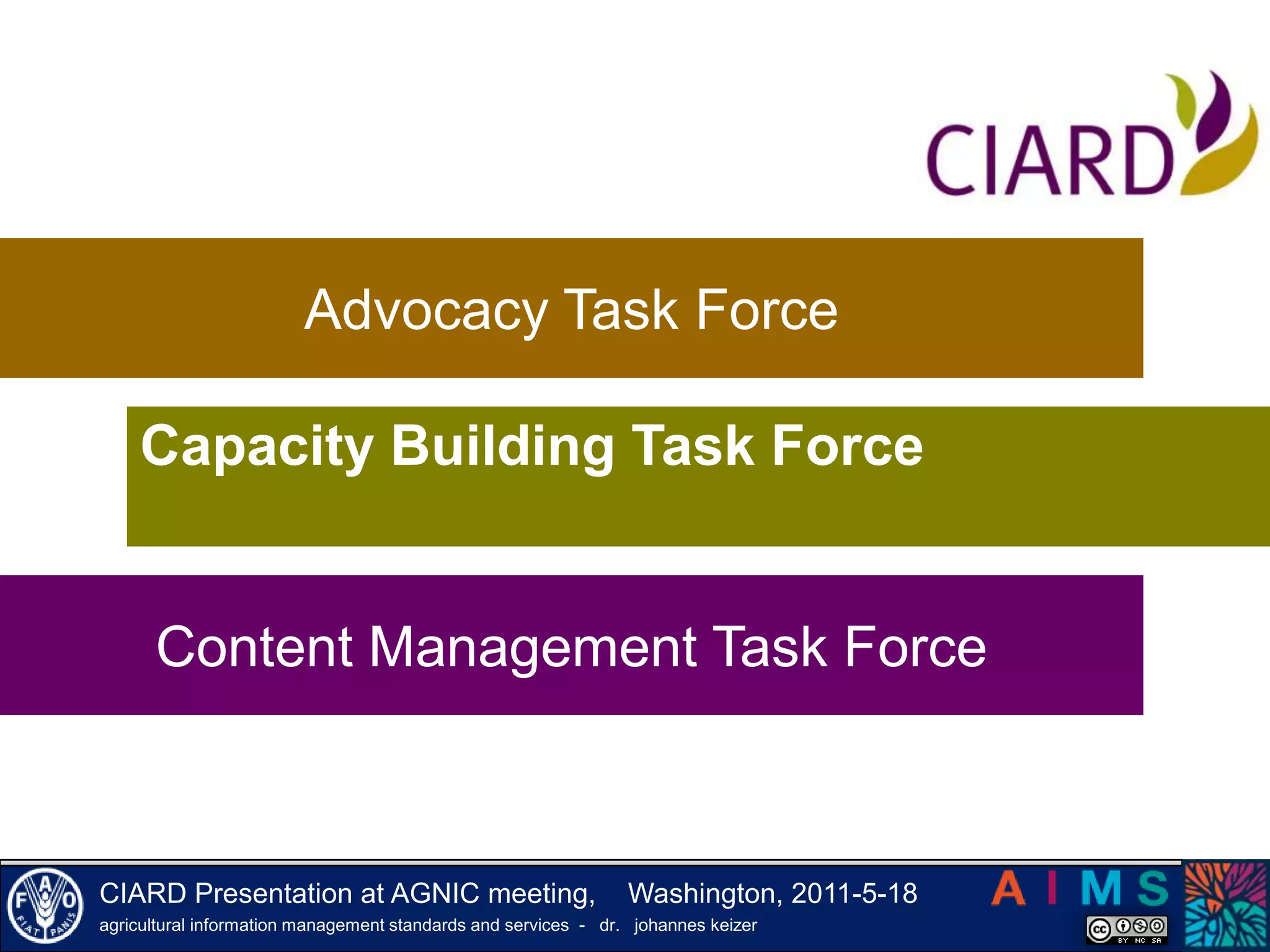 In-house IKM Programmes