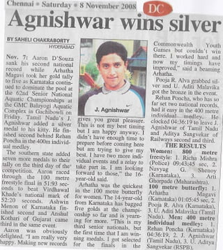 Agnishwar jayaprakash wins silver '08
