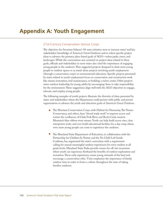 America's Great Outdoors Fifty-State Report