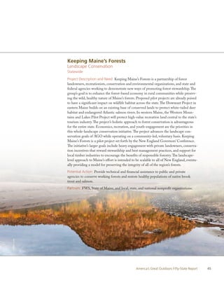 America's Great Outdoors Fifty-State Report