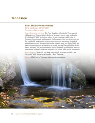 America's Great Outdoors Fifty-State Report