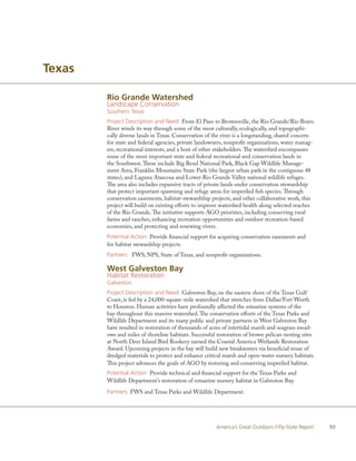 America's Great Outdoors Fifty-State Report