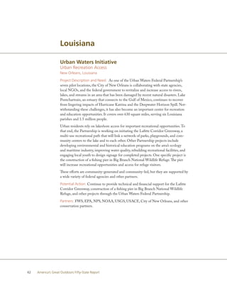 Louisiana

                    Urban Waters Initiative
                    Urban Recreation Access
                    New...