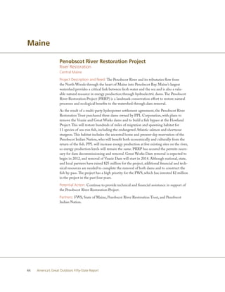 Maine

                    Penobscot River Restoration Project
                    River Restoration
                    C...