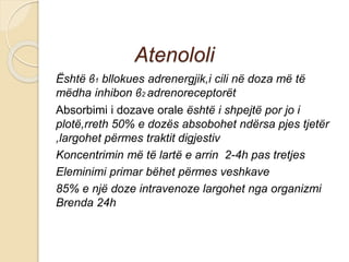 Absorbimi Agonistet adrenergjik | PPTX
