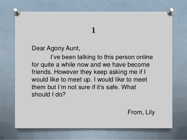 Agony Aunt Pshe Activity
