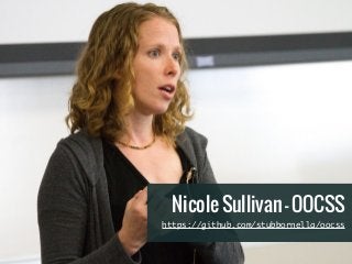 A GOOD CSS AND SASS ARCHITECTURE
Nicole Sullivan - OOCSS
https://github.com/stubbornella/oocss
 