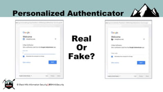 Personalized Authenticator
Real
Or
Fake?
 