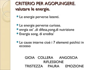L’AGO.
l’ago è suddiviso in:
manico.radice,corpo,punta.
Sono sottili e flessibili.
La lunghezza varia da 1 a 8 cm.
lo spessore da 0,20 a 0,30 mm.
La punta è aguzza.
Gli aghi sono di acciaio inossidabile.
Nella moxibustione si usano
Fasci di Artemisia.
 