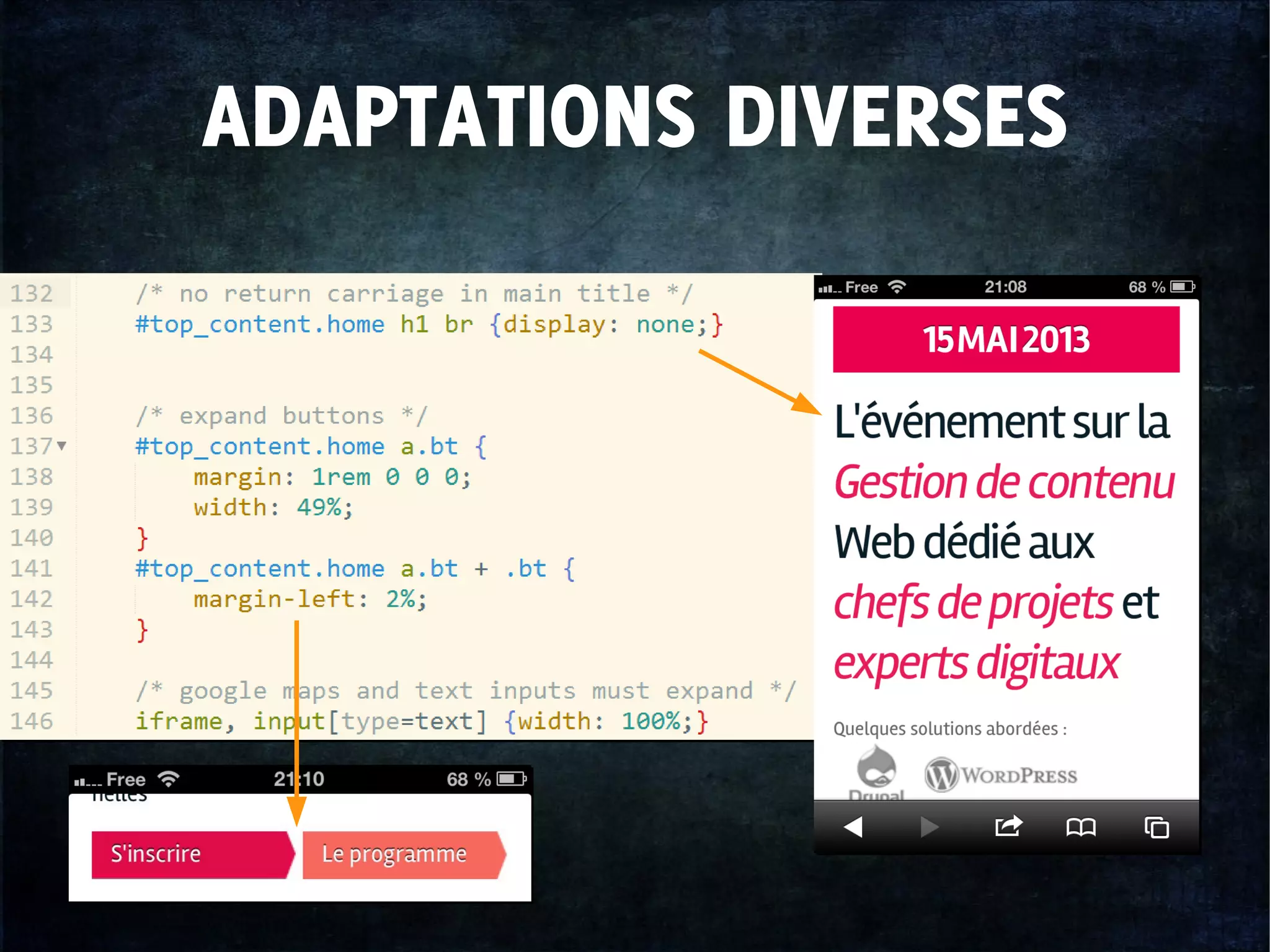ADAPTATIONS DIVERSES
 