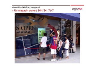 Hologrammes, vitrines interactives et video logos