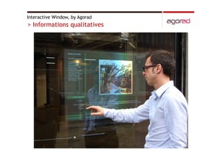 Hologrammes, vitrines interactives et video logos