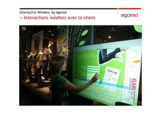 Hologrammes, vitrines interactives et video logos