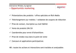 Hologrammes, vitrines interactives et video logos