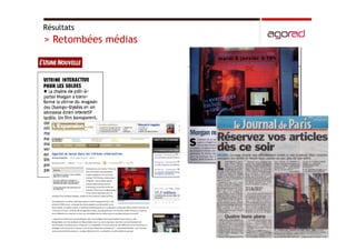 Hologrammes, vitrines interactives et video logos