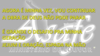 AGORA É MINHA - Slide - Lydia Moisés