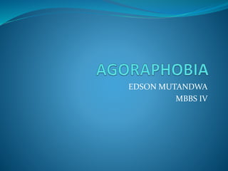 EDSON MUTANDWA
MBBS IV
 