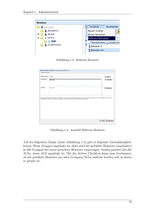 er von agorum core . . . . . .                                                . 109
15.Das Reporting-Modul                                                                                                       113
   15.1. Allgemein . . . . . . . . . . . . . . . .           .   .   .   .   .   .   .   .   .   .   .   .   .   .   .   .   113
   15.2. Installation von iReport . . . . . . . .            .   .   .   .   .   .   .   .   .   .   .   .   .   .   .   .   113
         15.2.1. Installation . . . . . . . . . . .          .   .   .   .   .   .   .   .   .   .   .   .   .   .   .   .   113
         15.2.2. Einrichten der DataSources . .              .   .   .   .   .   .   .   .   .   .   .   .   .   .   .   .   114
         15.2.3. Verwenden der DataSources . .               .   .   .   .   .   .   .   .   .   .   .   .   .   .   .   .   115
   15.3. Installieren von iReport auf dem Server             .   .   .   .   .   .   .   .   .   .   .   .   .   .   .   .   116
         15.3.1. Vorbereiten des Servers . . . . .           .   .   .   .   .   .   .   .   .   .   .   .   .   .   .   .   116



                                                                                                                               4
 