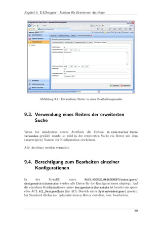 guration des Servers notwendig
              u
ist. Dies gilt allerdings nur, wenn Sie einen Windows Server benutzen und dort
auch noch gleichzeitig die Windows-Freigaben nutzen mchten. Falls Sie Linux
                                                        o
als Server-Betriebssystem einsetzen oder auf die Windows-interne Freigaben des
Servers verzichten knnen (siehe Punkt 2.4), dann ist der folgende Schritt nicht
                      o
notwendig.

    Installieren Sie eine zweite physikalische Netzwerk-Karte in Ihr Server-
        System

    Richten Sie diese Netzwerkkarte ein (IP-Vergabe, Anschluss ans Netzwerk)




                                                                             46
 