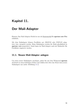 rewall, we need real     roihost
                           inet address that from ISP


3.4. WebDAV

Alle Einstellungen fr das WebDAV-Protokoll werden in der MetaDb unter /MAIN_
                    u
MODULE_MANAGEMENT/roiprotocols/webdav/control vorgenommen:




                                                                          54
 