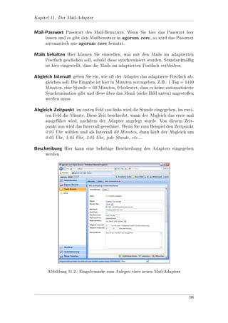 Kapitel 3. Administration der Protokolleinstellungen

3.7. SMTPExtern

Uber den SMTPExtern-Dienst knnen Benutzer E-Mails uber einen Client (z.B.
                               o                       
Microsoft Outlook oder Mozilla Thunderbird) versenden.

Alle Einstellungen fr das SMTPExtern-Protokoll werden in der MetaDb unter
                    u
/MAIN_MODULE_MANAGEMENT/roiprotocols/smtpextern/control vorgenommen:

 Entry                     Beschreibung                   Standard
 Port                      Port des      SMPTExtern- 2501
                           Dienstes.


3.8. Ausgehende E-Mails

Alle Einstellungen fr ausgehende E-Mails werden in der MetaDb unter /MAIN_
                    u
MODULE_MANAGEMENT/roi/control/mail vorgenommen:

 Entry                     Beschreibung                   Standard
 AllowedMailAttachment Liste mit Objekten, die an FOLDERDOCUMENT
 Objects               eine Mail angehngt werden OBJECT jj
                                      a                         MailOb-
                       drfen.
                        u                         ject jj FILEOBJECT jj
                                                          ROITESTOBJECT jj
                                                          MailDocumentObject jj
                                                          AttributeXMLObject jj
                                                          AttributeDTDOb-
                                                          ject jj   ObjectFileOb-
                                                          ject jj NoteFileObject jj
                                                          D4wForumFile jj     Ob-
                                                          jectMediaObject jj
                                                          NoteMediaObject jj
                                                          D4wForumMedia jj
                                                          NoteObject
 EmailDomain               Name der E-Mail-Domain.        2501
 MailserverHostaddress     Adresse des Mail-Relays.       localhost
 MailserverPort            Port des Mail-Relays.          25
 MailserverUser            Benutzername fr das Mail-
                                           u
                           Relay (kann leer gelassen
                           werden).
 MailserverPassword        Passwort fr das Mail-Relay
                                      u
                           (kann leer gelassen werden).




                                                                              56
 
