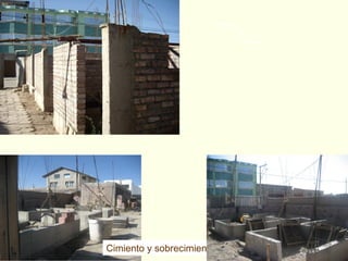 Cimiento y sobrecimiento
 