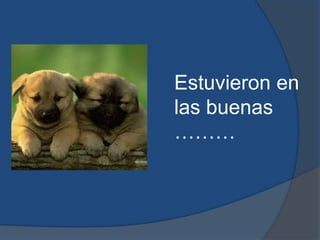 Estuvieron en las buenas ………