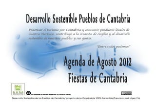 Agosto 2012 cantabria agenda