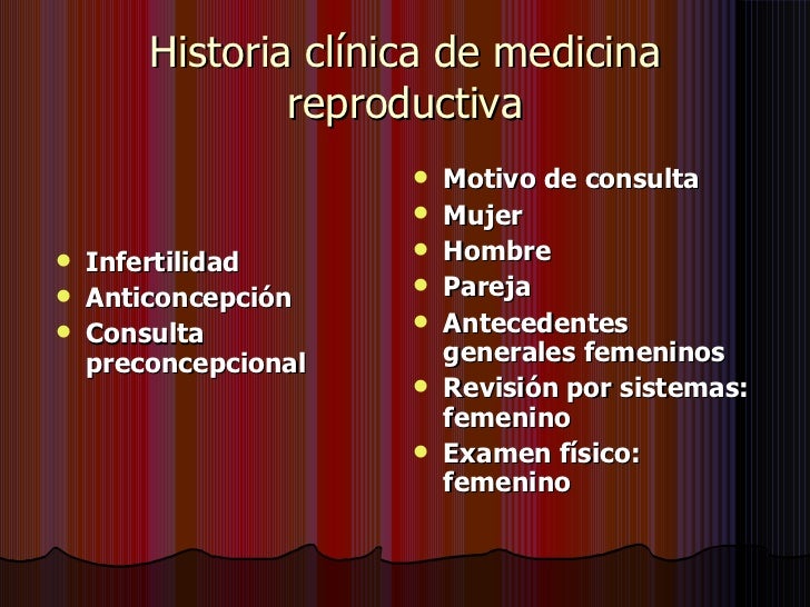 Salud sexual y reproductiva